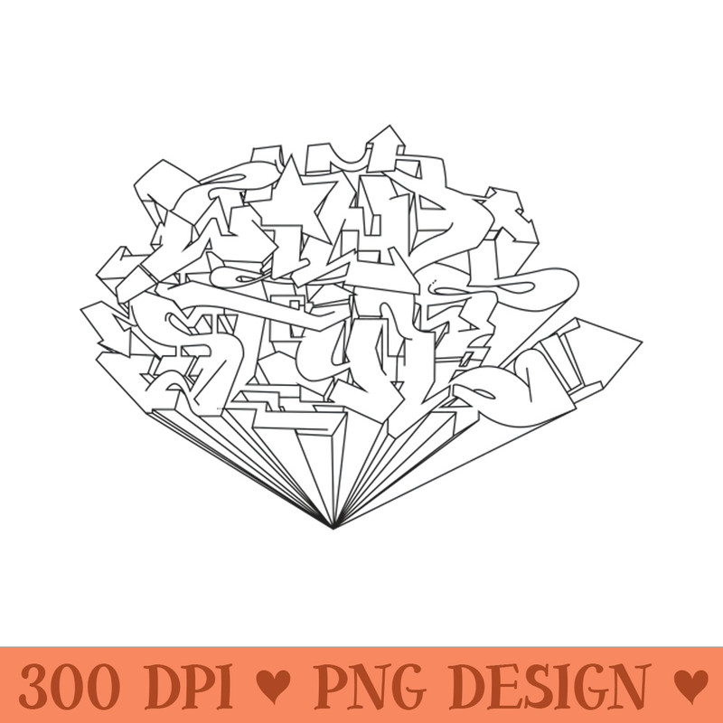 wild style graffiti 0.1. - PNG File Download - High Quality 300 DPI