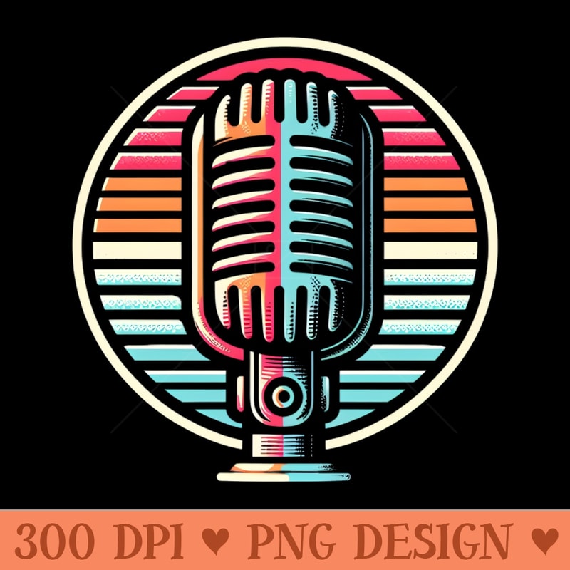 retro hip hop microphone - Free PNG Downloads - Good Value