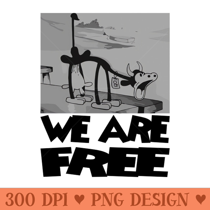 Steamboat Willie. We Are Free - - PNG Downloadable Resources - High Quality 300 DPI