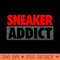 Sneaker Addict Red Cement - Vector PNG Download - Unique