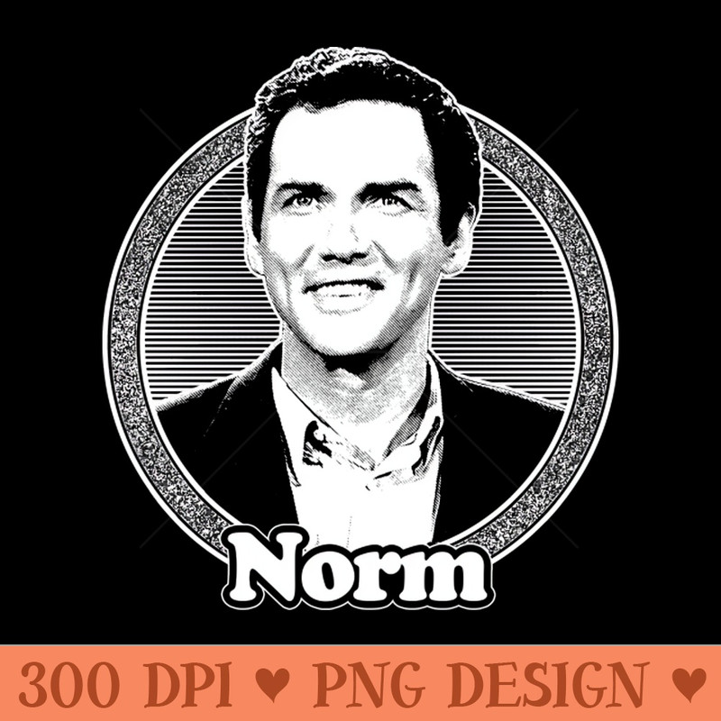 Norm Macdonald Retro Fan Art Tribute Design - Free PNG Downloads - Customer Support