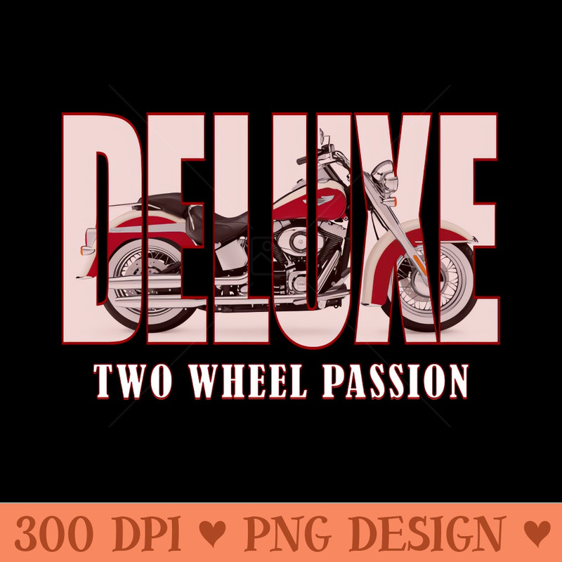 Deluxe Motorcycle Artwork - Instant PNG Download - Latest Updates