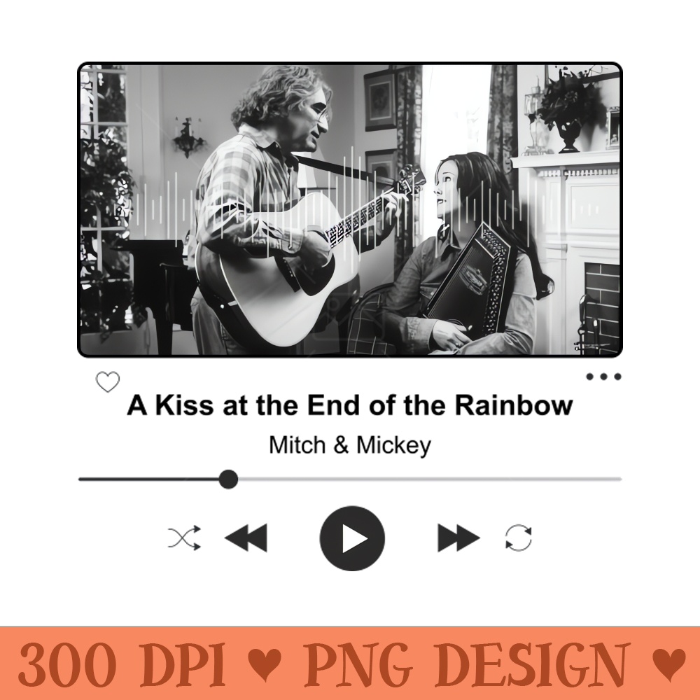 A Kiss At The End Of The Rainbow By Kissing Each Other - PNG Designs - Good Value