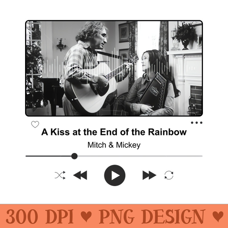 A Kiss At The End Of The Rainbow By Kissing Each Other - PNG Designs - Good Value