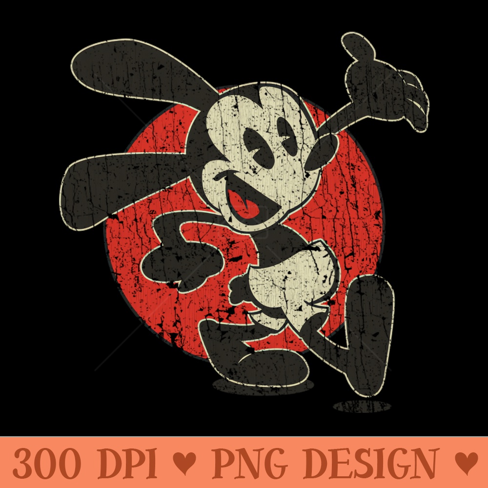 Oswald The Lucky Rabbit Keep Walking - PNG File Download - Professional Design