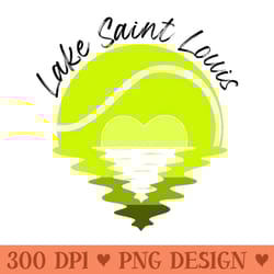 lake saint louis tennis sunset - download png graphics