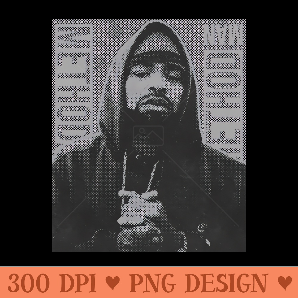 Method Man Retro poster RApper - PNG Download Store - Professional Design
