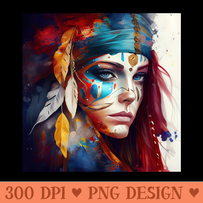 Powerful Warrior Woman #9 - PNG Printables - Convenience