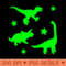Glowing Dinosaur - PNG Clipart - Unique