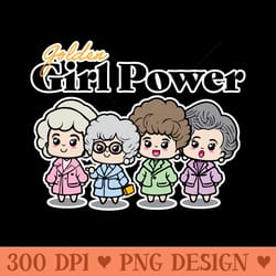 girl power the golden girls - vector png download