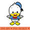 Cute Donald Duck Chibi - High-Quality PNG Download - Good Value