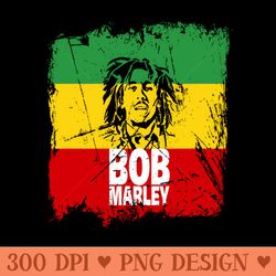 bob marley - digital png graphics