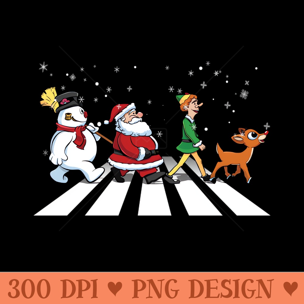Christmas Road - PNG Graphics - Professional Design