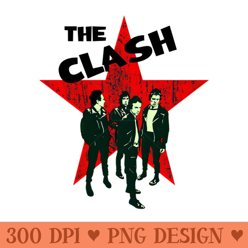 The clash t-shirt - PNG Image Downloads - Professional Design