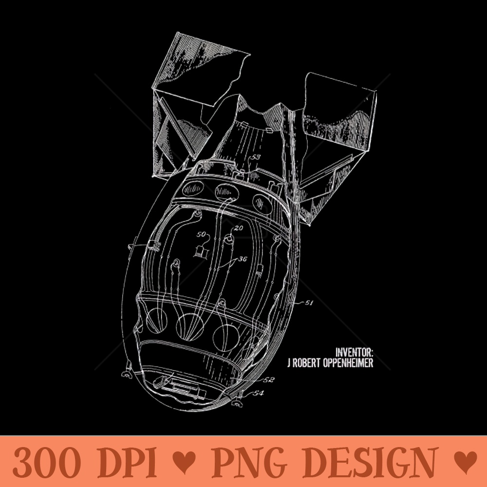 The Nuclear Bomb Patent By J Robert Oppenheimer - PNG Download - Popularity