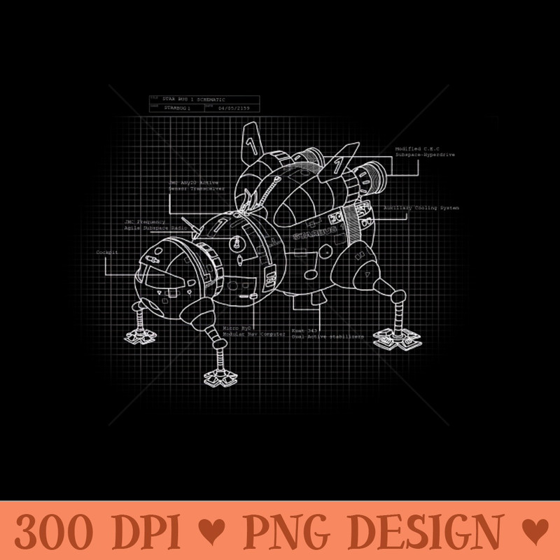 Starbug Schematic - Premium PNG Downloads - Popularity