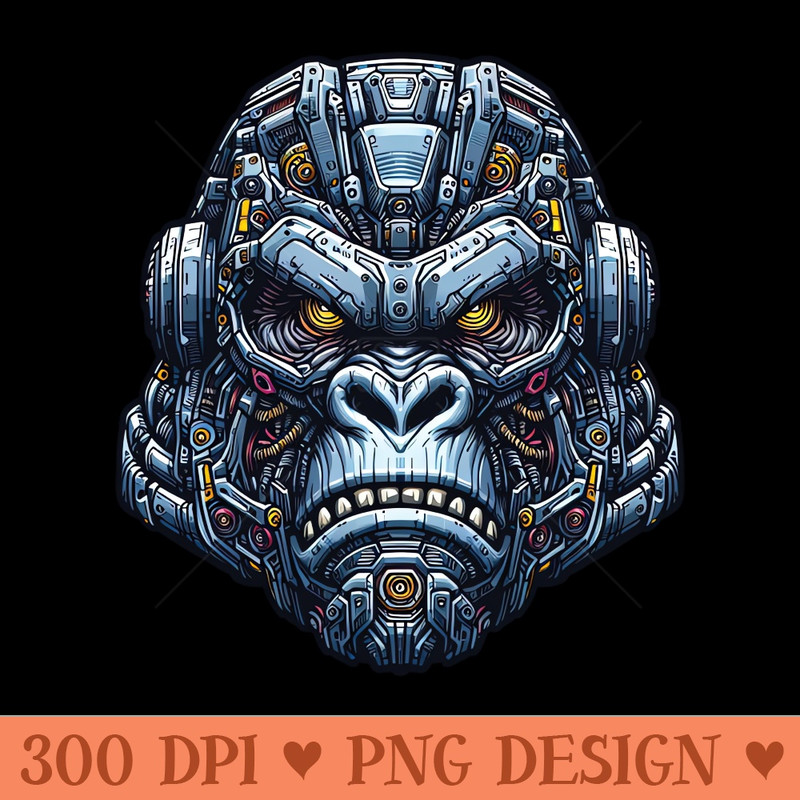 Mecha Apes S02 D20 - PNG Downloadable Resources - Popularity