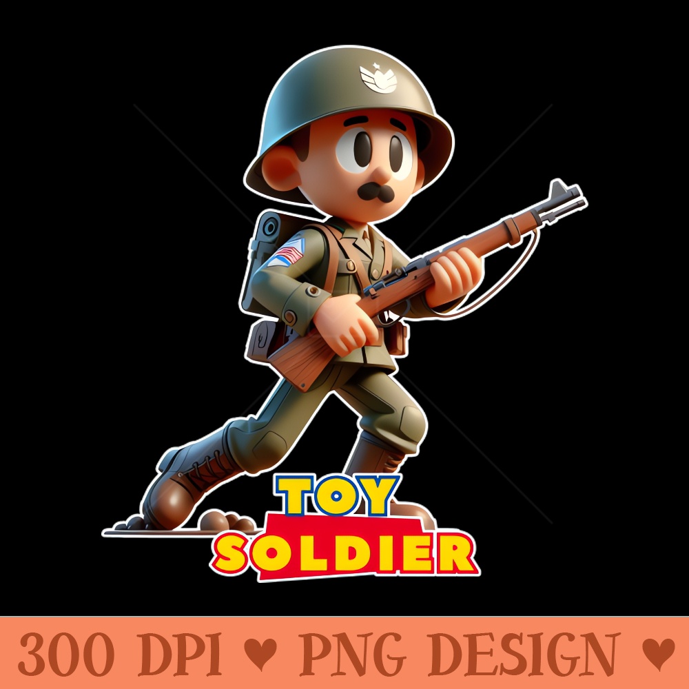 Toy Soldier - Digital PNG Files - Flexibility