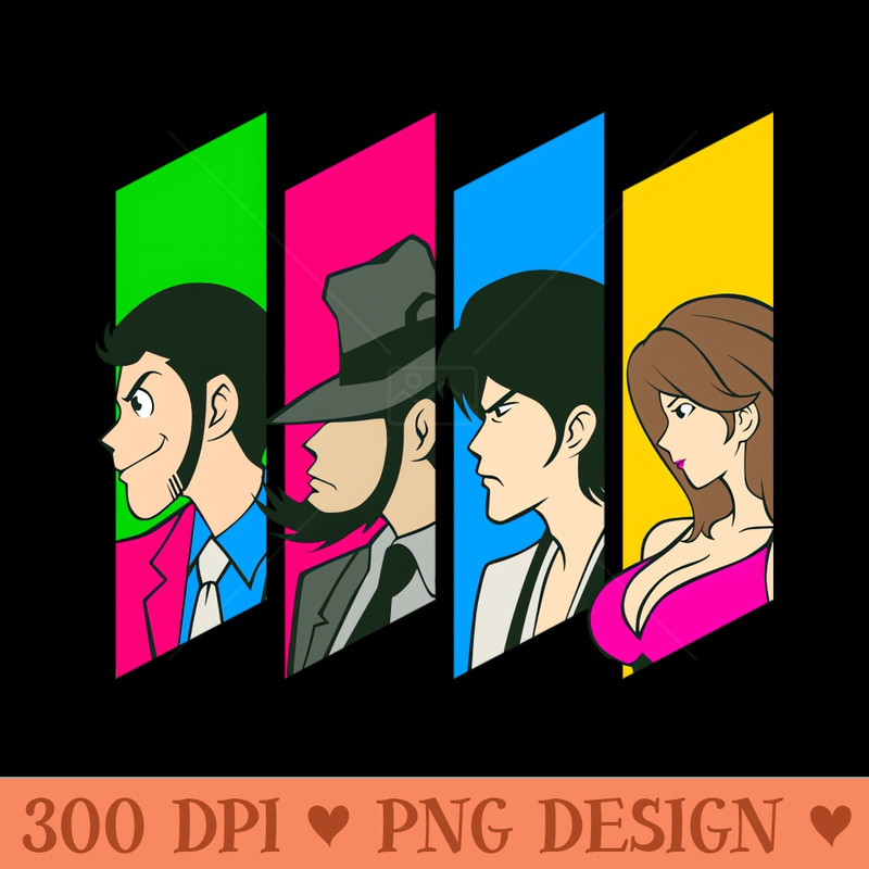 214 Jigen Family - PNG Download Bundle - Latest Updates