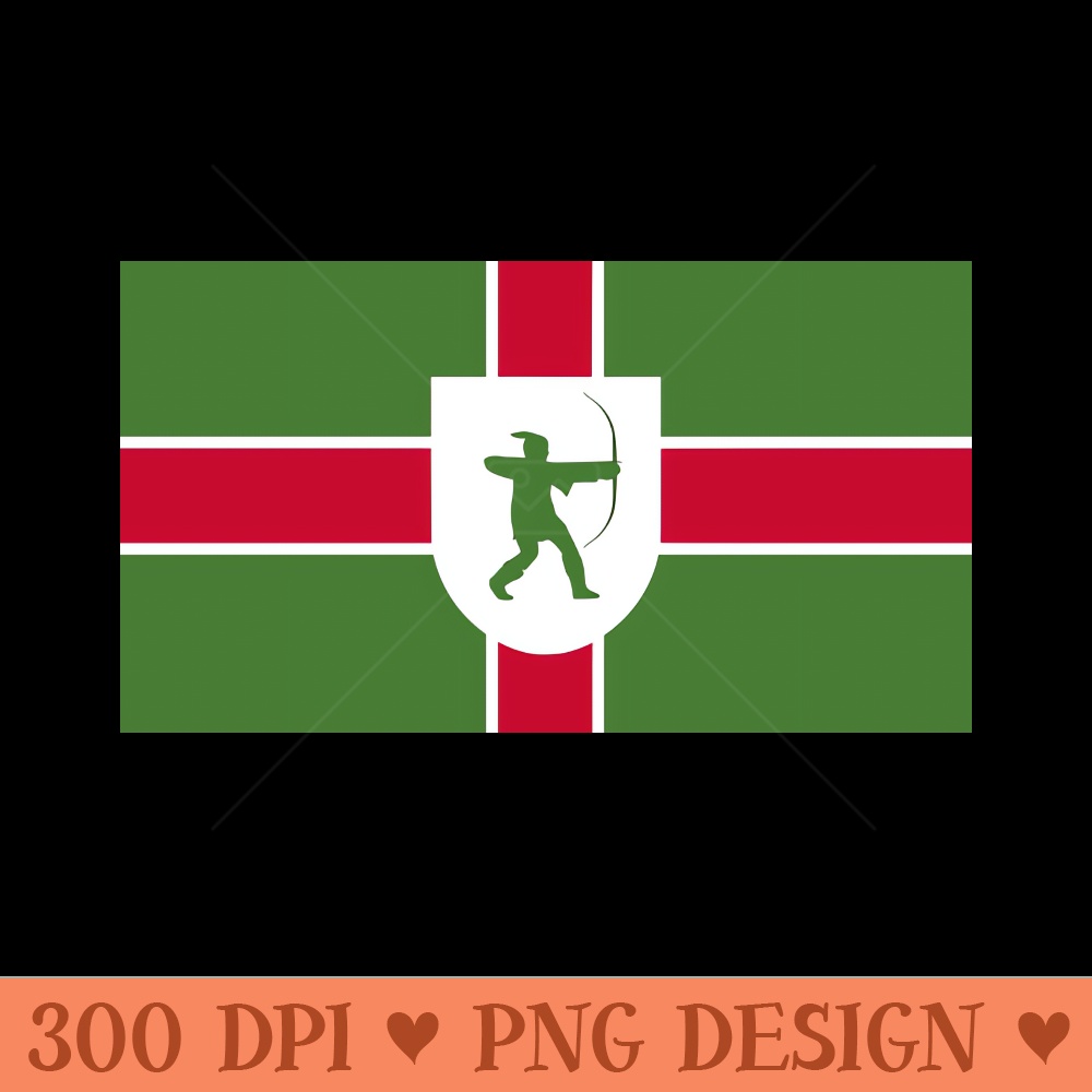 Nottinghamshire Flag - PNG Downloadable Art - Customer Support