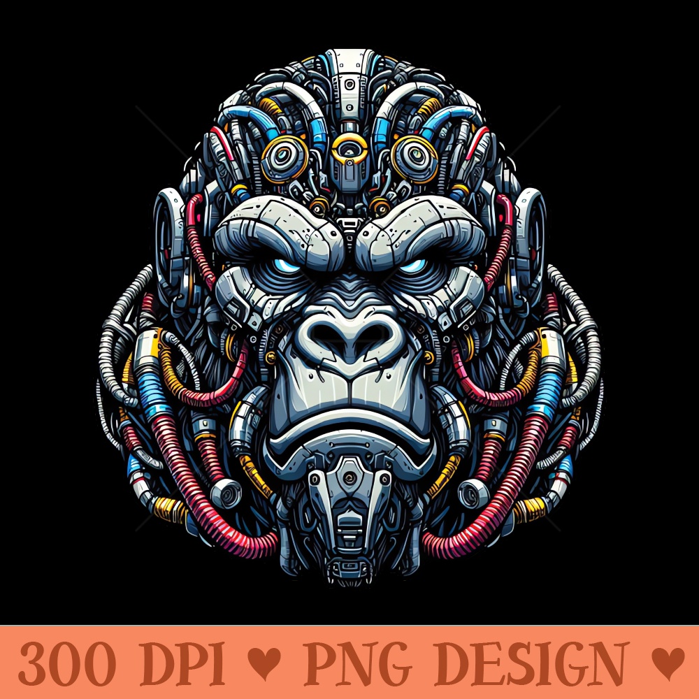 Mecha Apes S01 D72 - Sublimation PNG - Latest Updates