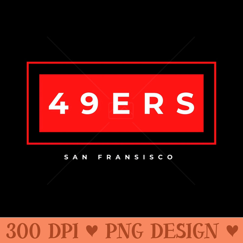 Bang Bang 9er Gang , 49 ers graphic design - PNG Downloadable Art - Good Value