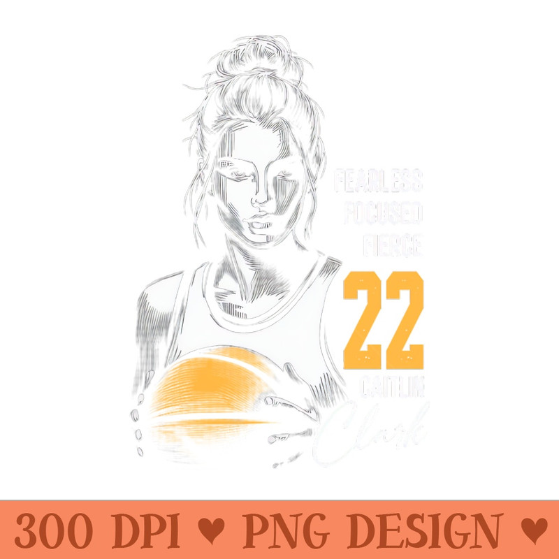 Caitlin Clark Power - Transparent PNG - High Quality 300 DPI