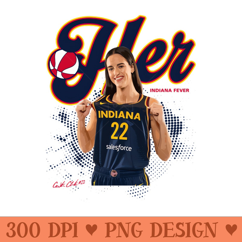 Caitlin Clark is HER - Download PNG Graphics - Popularity