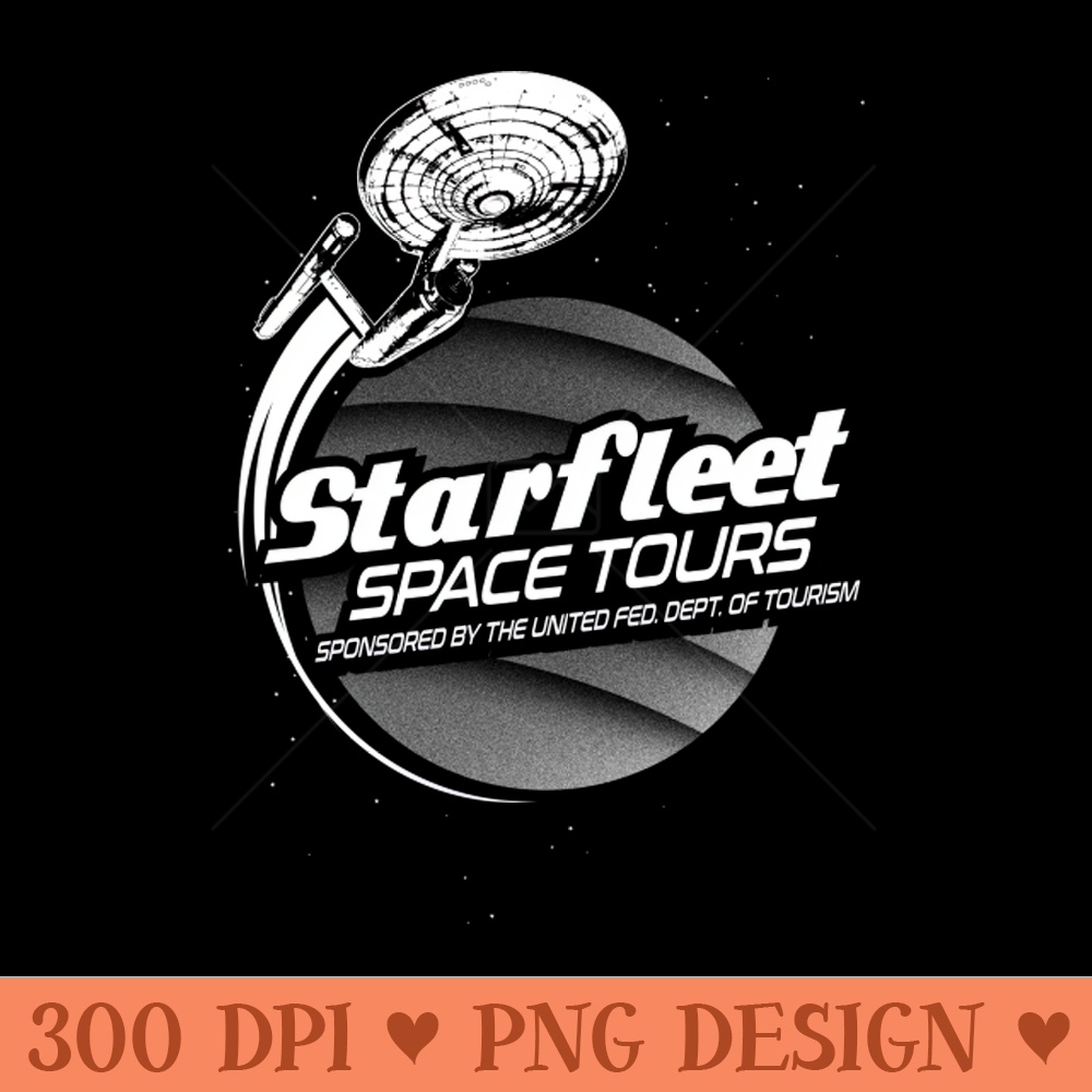 STAR TREK Space tours - Digital PNG Download - Latest Updates