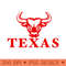 Texas Bull Design - PNG Download Pack - Unique