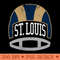 St Louis Retro Helmet Navy - Sublimation PNG Designs - Flexibility