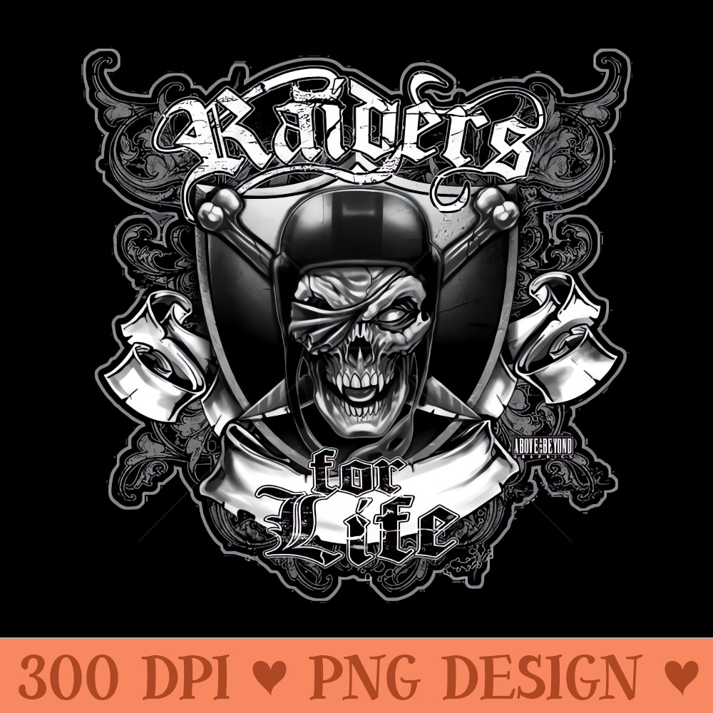 Raiders for Life - Digital PNG Download - Latest Updates
