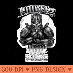 raiders hail to the king - digital png files