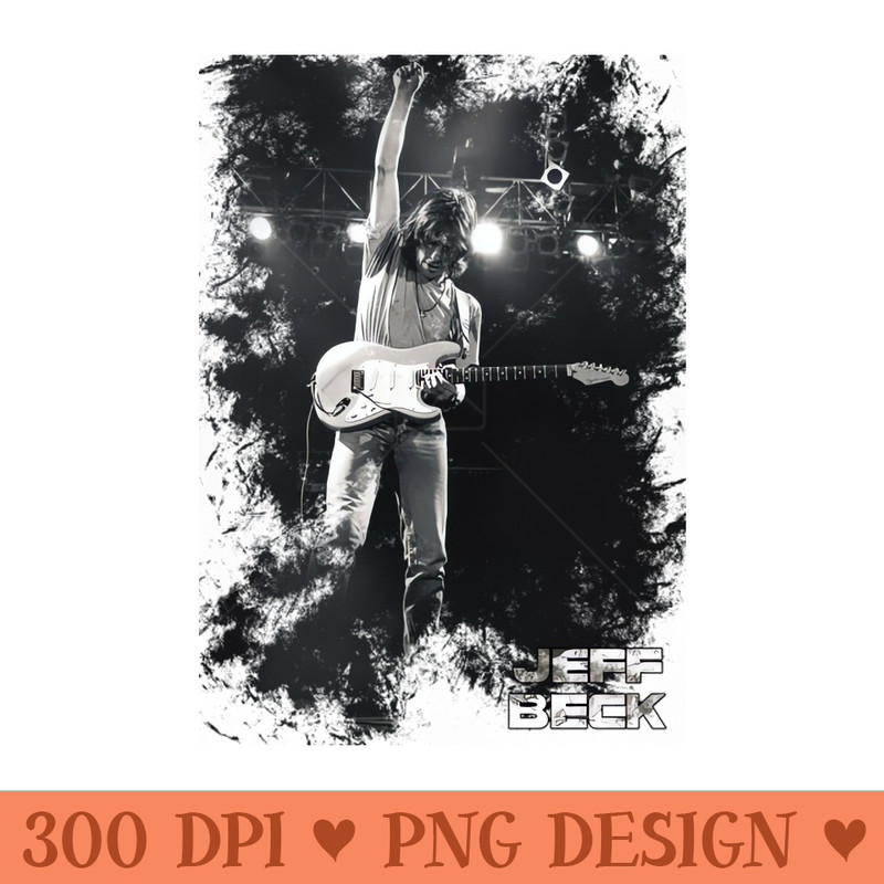 Jeff Beck - Downloadable PNG - Good Value