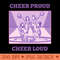 Cheer proud, Cheer loud - Download PNG Graphics - Unique