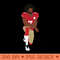 Colin Kaepernick Kneeling - Vector PNG Download - Customer Support