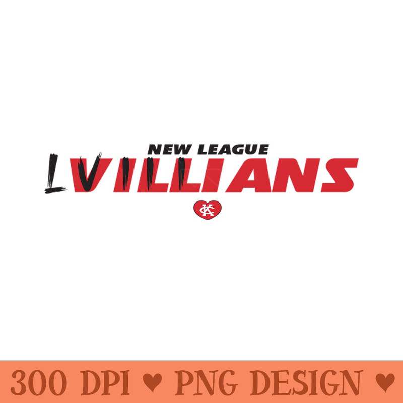 LVIII Villians - Digital PNG Files - Professional Design