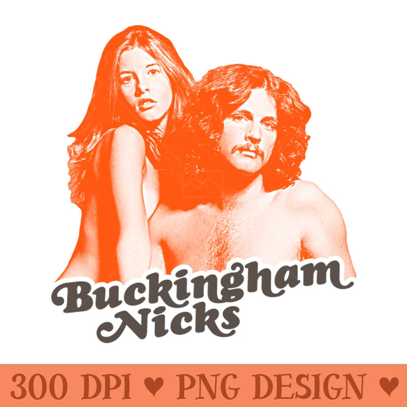 Buckingham Nicks Retro 70s Icons - Digital PNG Download - Variety