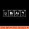 Library LiBrArY Periodic Elements Spelling - Downloadable PNG - Flexibility
