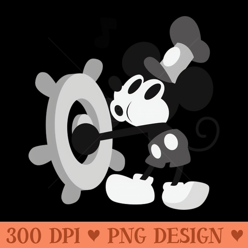 SteamboatWillie Mouse - PNG File Download - Convenience