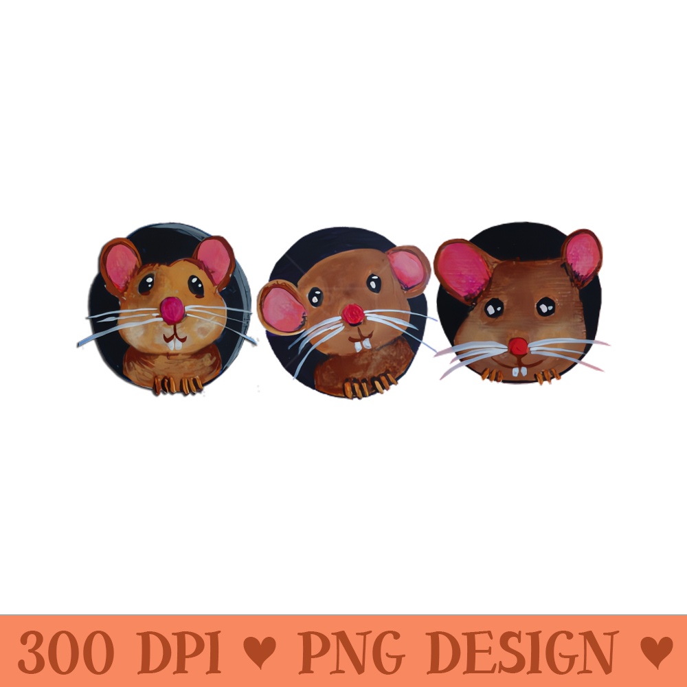 Three mouses - PNG Downloadable Resources - Customer Support