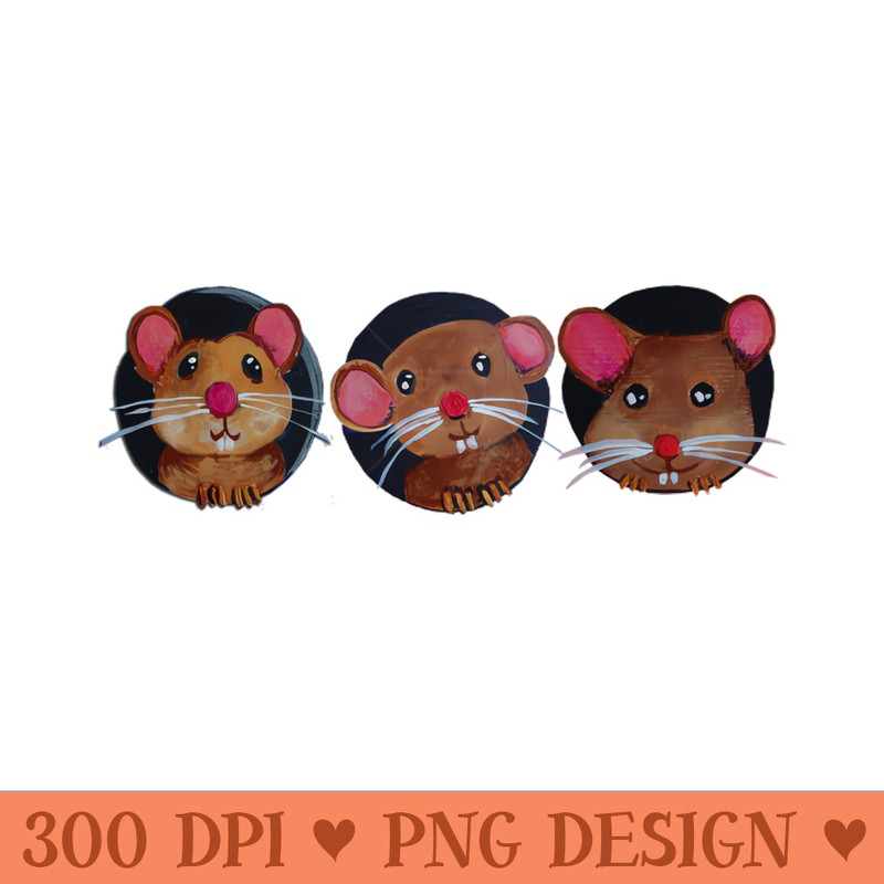 Three mouses - PNG Downloadable Resources - Customer Support