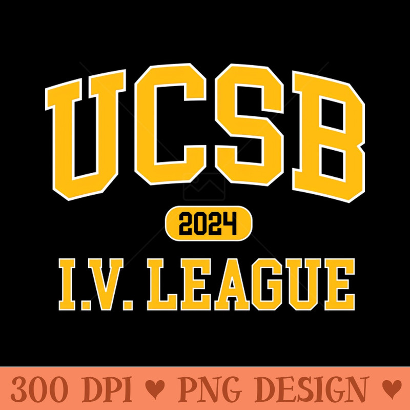 UCSB Class of 2024 I.V. League - PNG Download Website - Unique