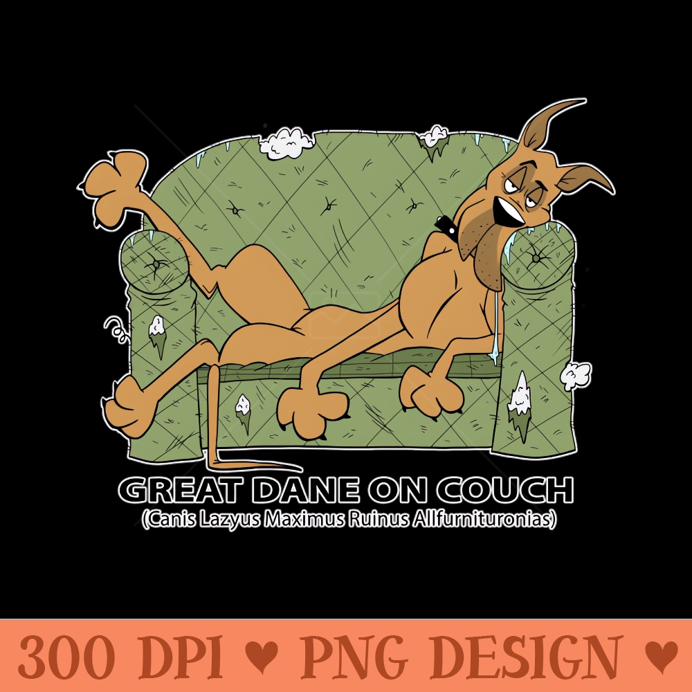 Great Dane On Couch - Download PNG Graphics - Good Value