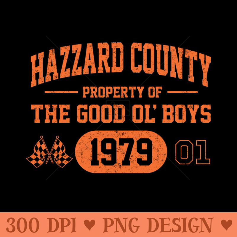 Hazzard County - Download PNG Graphics - Professional Design