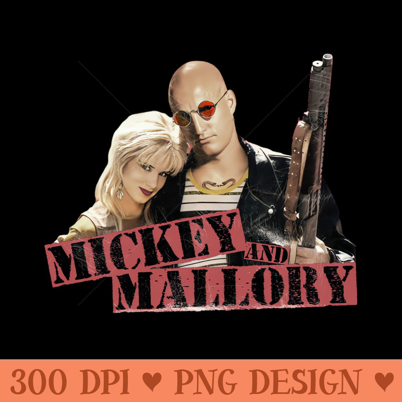 Mickey u0026 Mallory - Digital PNG Download - High Quality 300 DPI