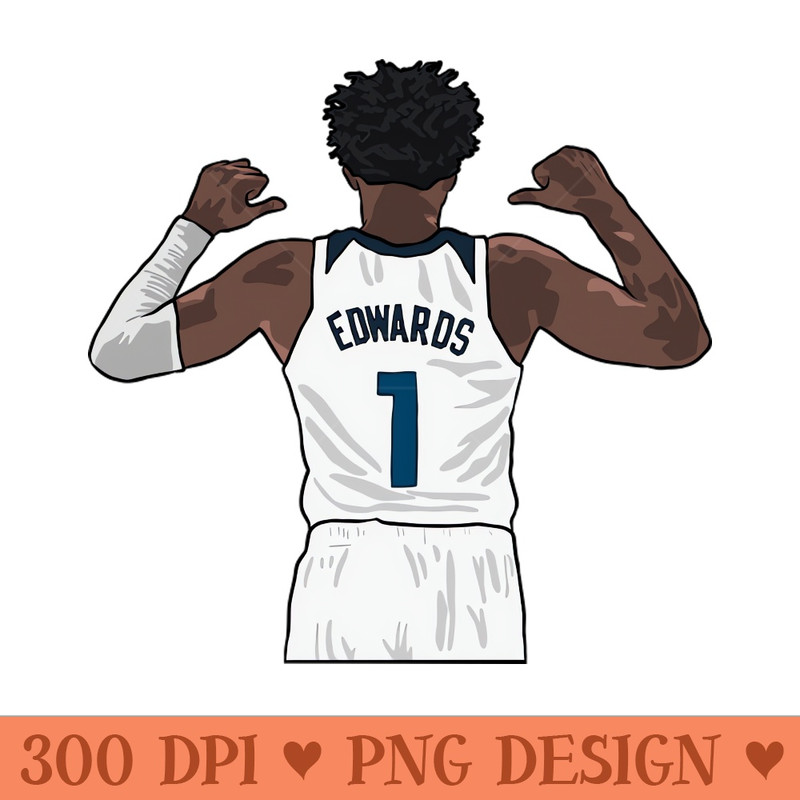 Anthony Edwards BackTo - High-Quality PNG Download - Popularity