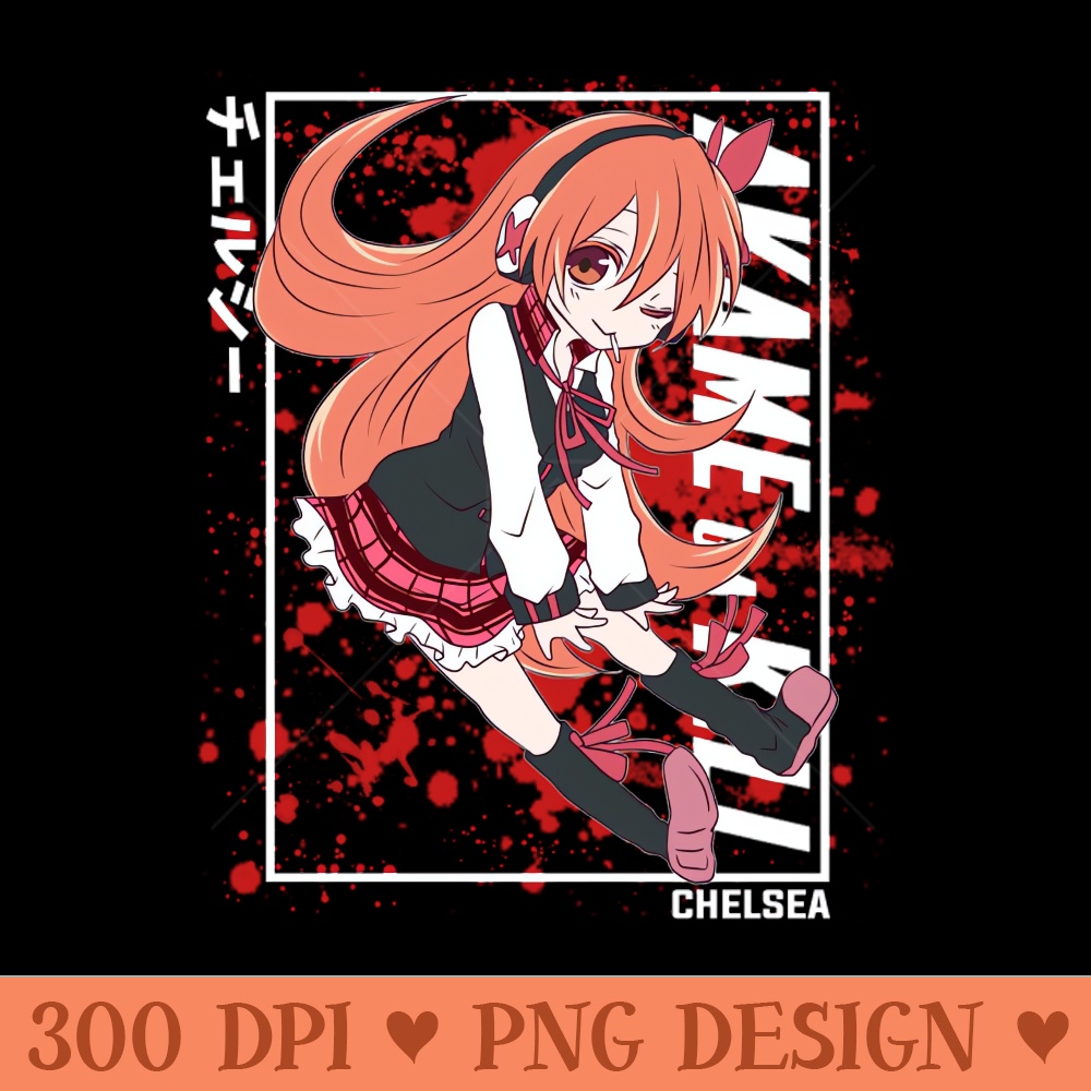 Chelsea Akame Ga Kill - PNG Printables - Unique