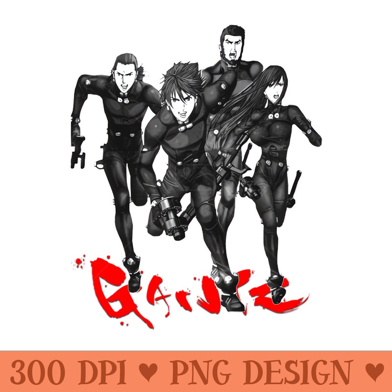 GANTZ The Ultimate Showdown Bring the Action to Life with This Tee - Sublimation PNG Designs - Professional Design