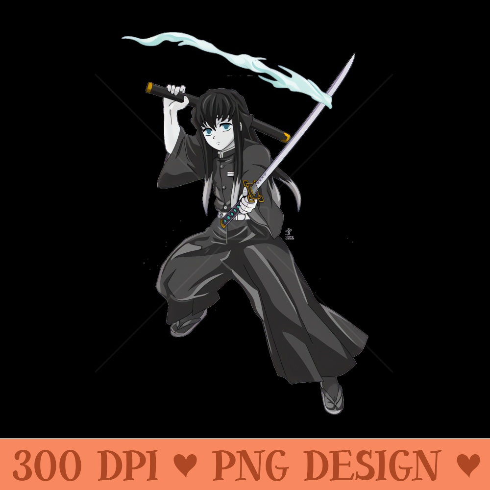 Gray Mist Boy - Digital PNG Art - Unique